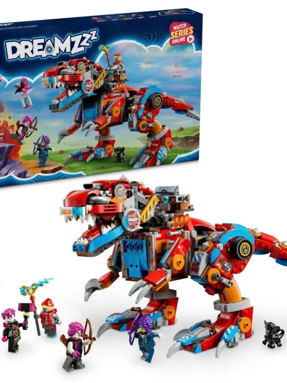 Lego Dreamzzz Cooper’s Robot Dinosaur C-Rex- Kids Toys